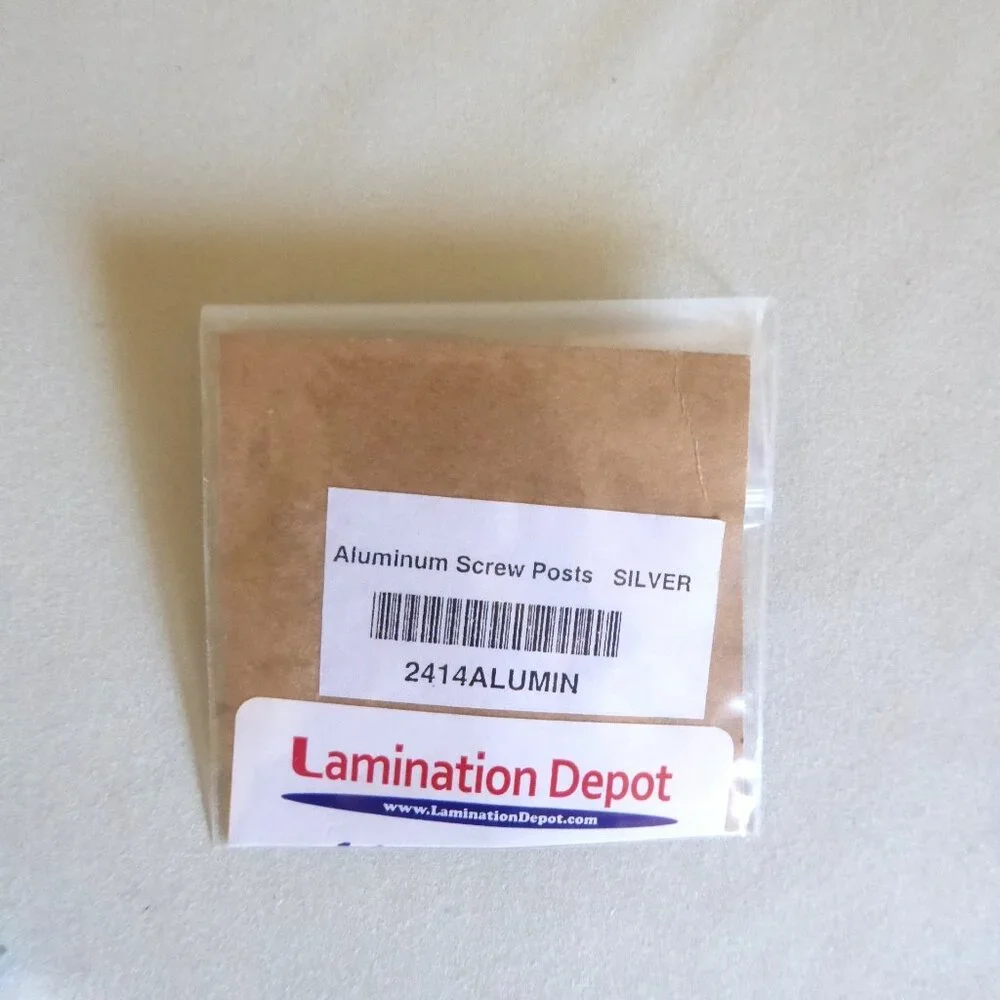 NEW .5” ALUMINUM POST SCREW BOOK BINDING HOLE PUNCH BINDERY POSTS 40 SETS